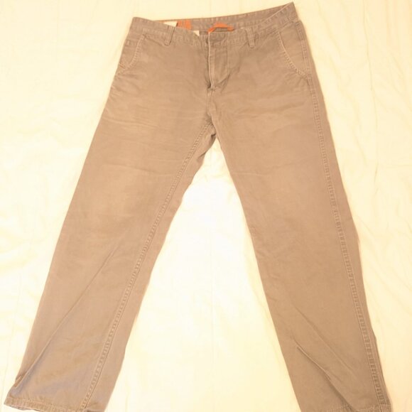 Dockers Alpha Khaki Straight Fit Men’s Pants Gray 36x32 100% Cotton - Picture 1 of 7